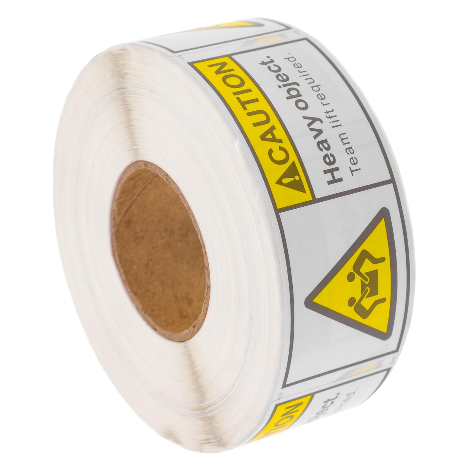 Ciieeo 4 Rouleaux Autocollants Avertissement pour Objets Lourds Étiquettes Adhésives pour Expédition Étiquettes Rouleau