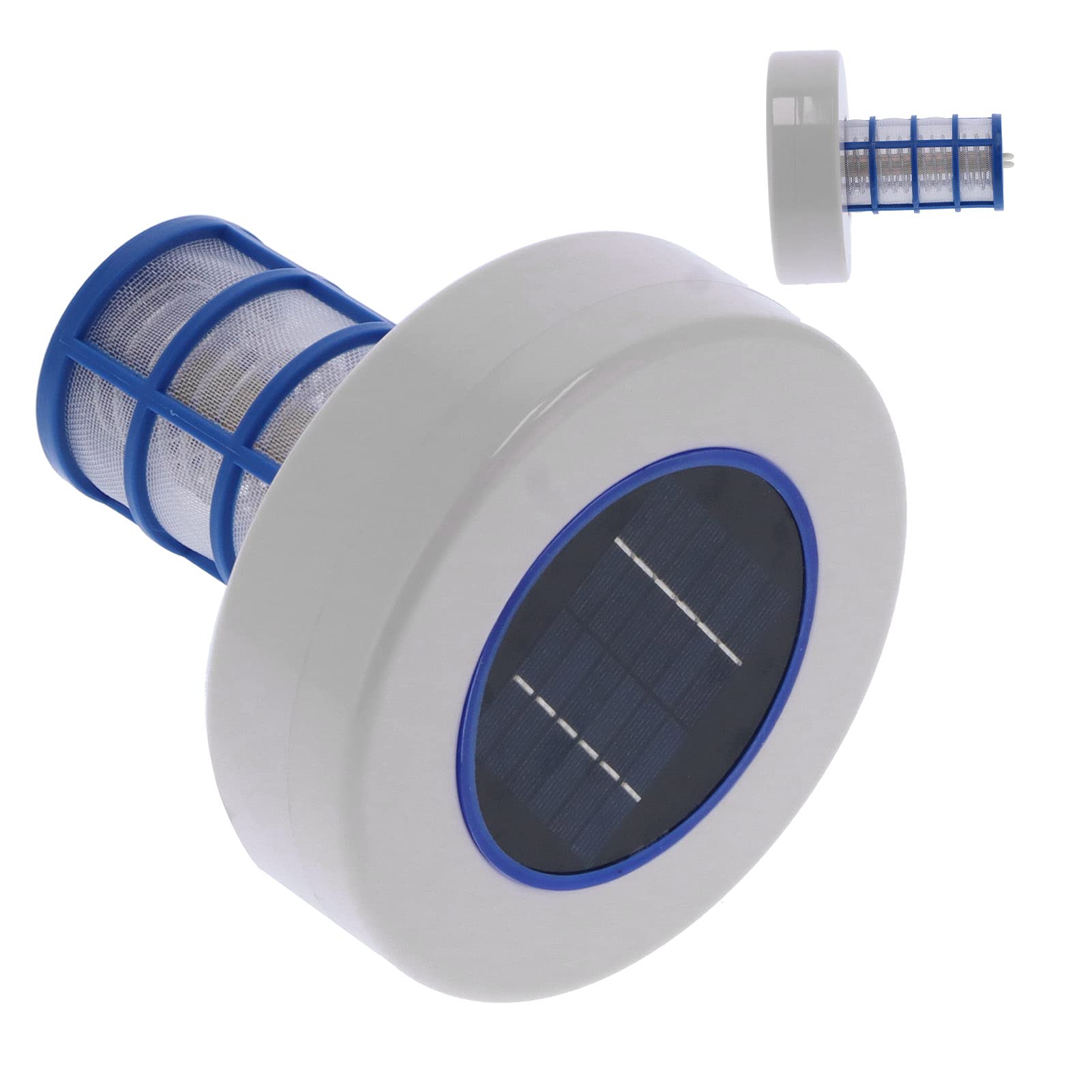 Ejoyous Ioniseur de Piscine Solaire, Ioniseur de Piscine à énergie Solaire, Ioniseur d'eau, Nettoyeur de Piscine sans Produits Chimiques, pour Nettoyeur de Piscine, Nettoyage de l'eau