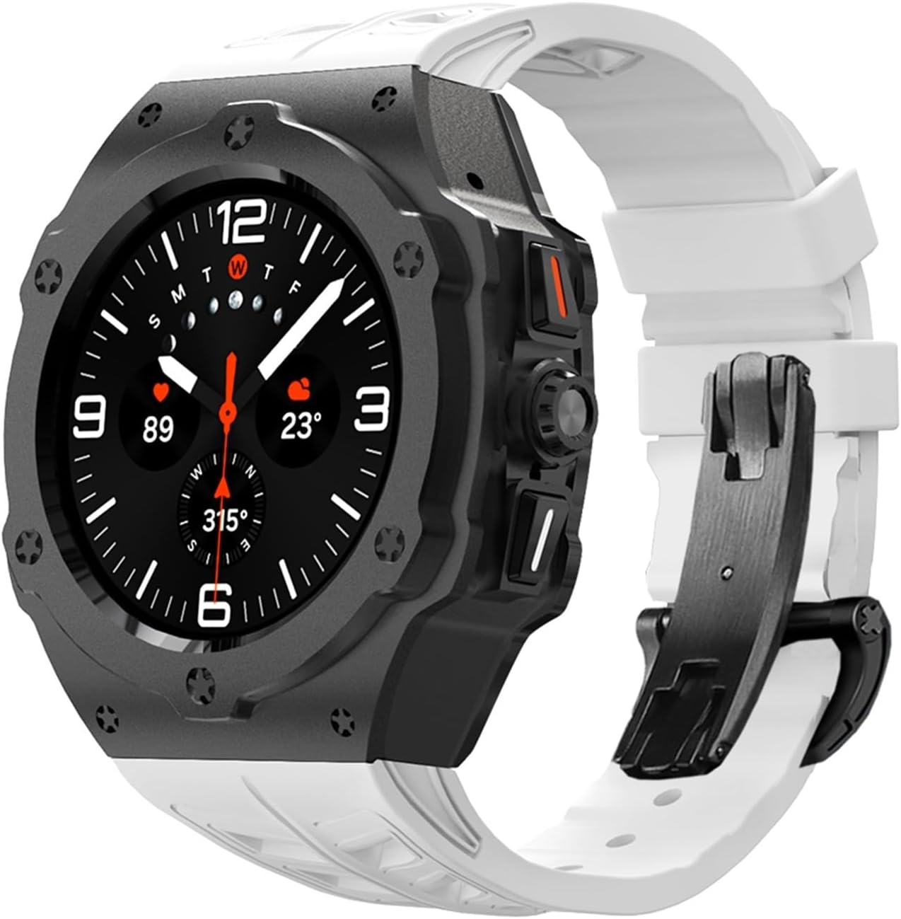 Alloy Modification Kit For 7 Ultra 47MM Metal Case For 7 Ultra Fluororubber Strap Mod Kit Watchbands