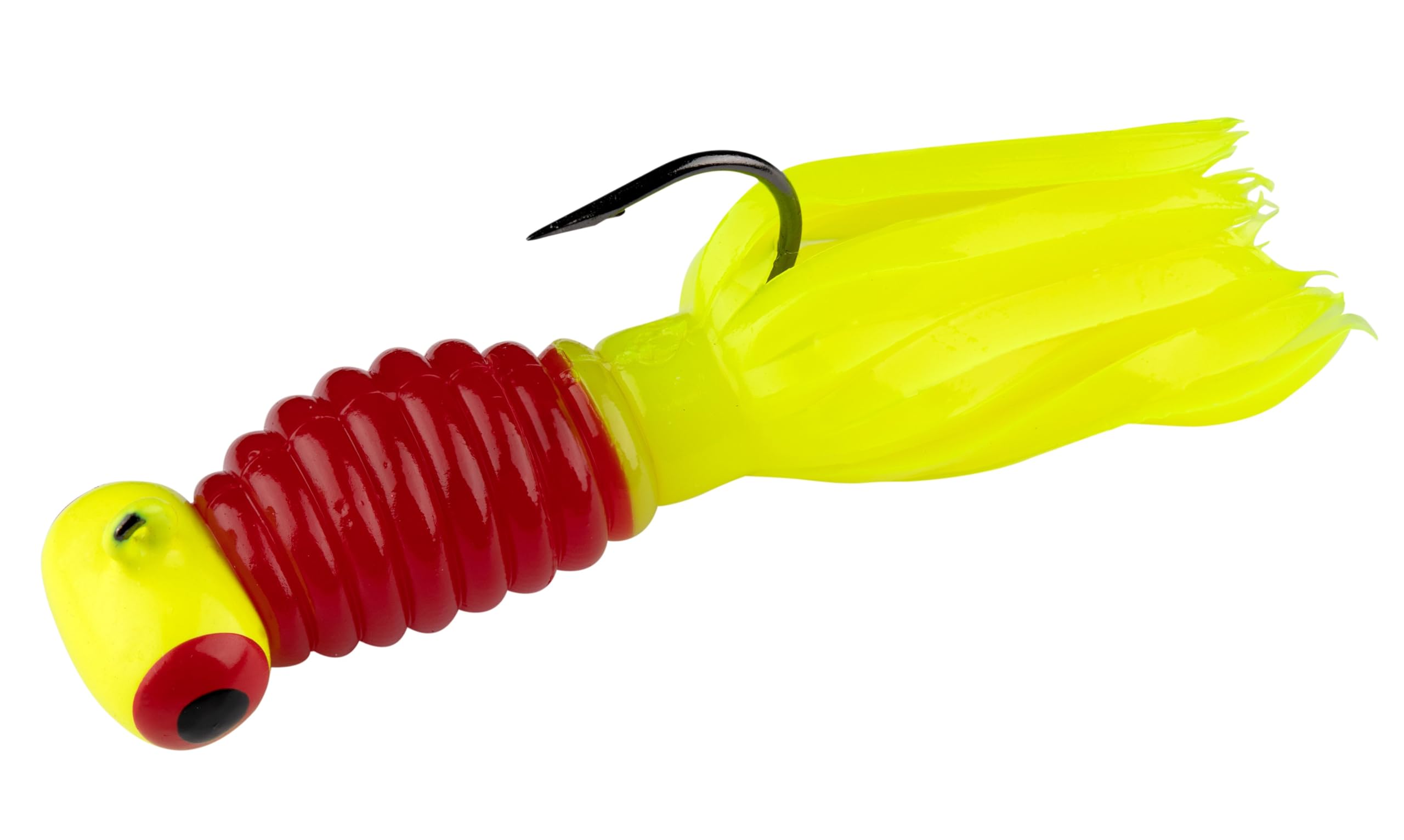 Strike King (MRCSH18-187) Mr Crappie Sausage Head Fishing Lure, 187 - Red Chartreuse, 1/8 oz, Unique Head Shape