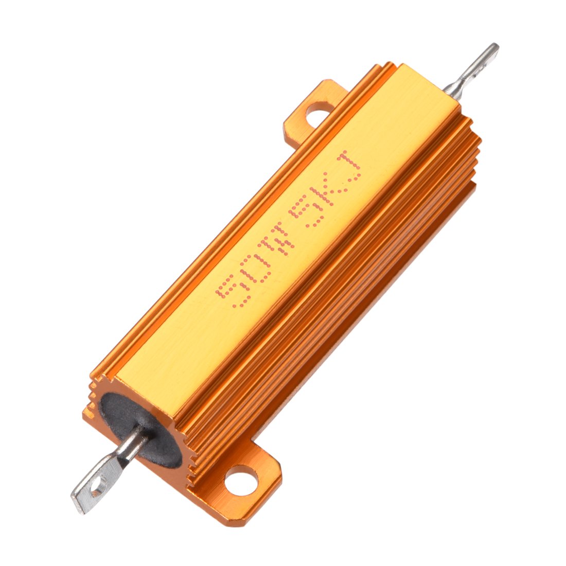 QUARKZMAN 5x Aluminiumgehäuse Widerstand – 50W, 25 Ohm, 5% Toleranz, Drahtgewickelt, Schraubmontage – Für Klima, LED, Router & Industrie