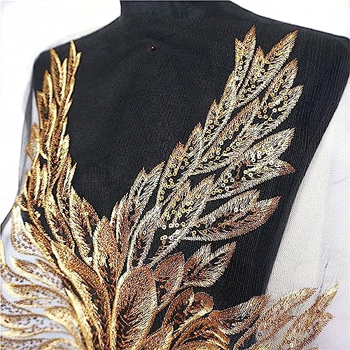 ANNURA Embroidery lace Appliques,Wedding Dresses Appliqu 57C