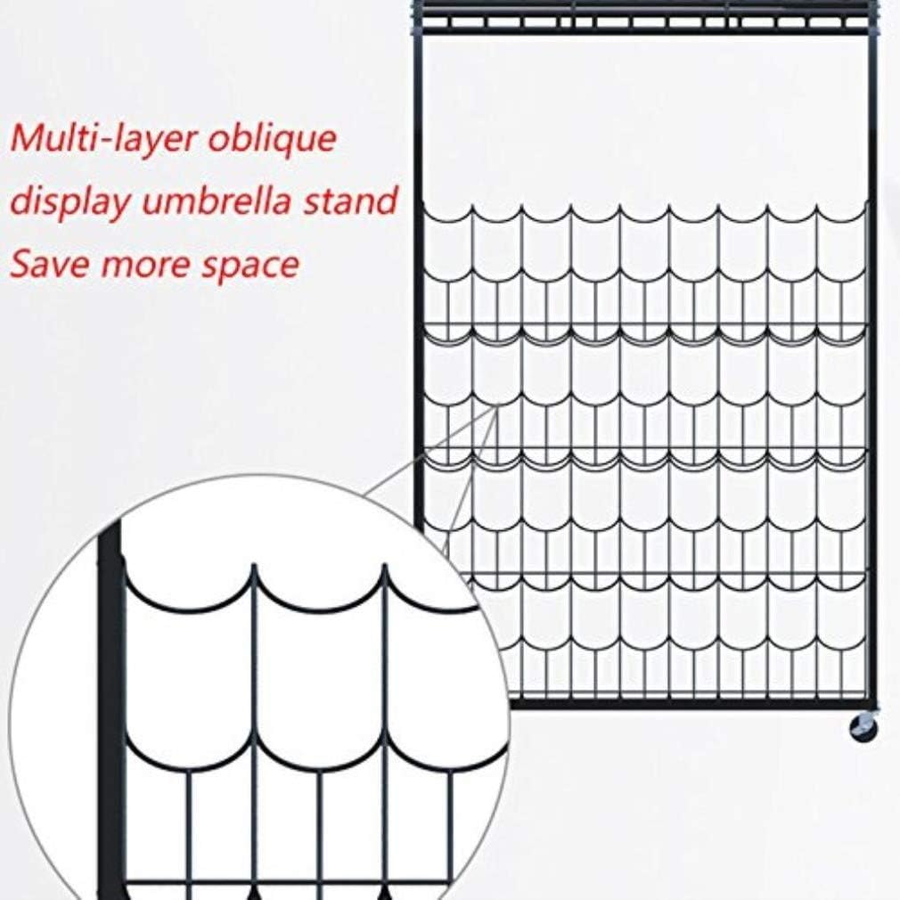 Multi Function Umbrella Stand with Drain Tray and Wheels Umbrella Rack for Hallway, Floor Standing Storage nizer with Mobility