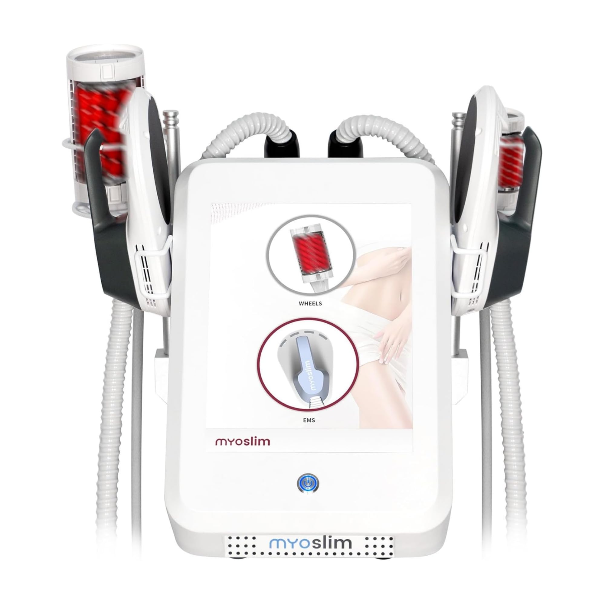 Myoslim EMS+ Rolka Kulki Wewnętrzne Modelowanie ciała 6500W | Częstotliwość 200 Hz, obrót 360°, Tonowanie mięśni, redukcja tłuszczu, certyfikat CE i RoHS