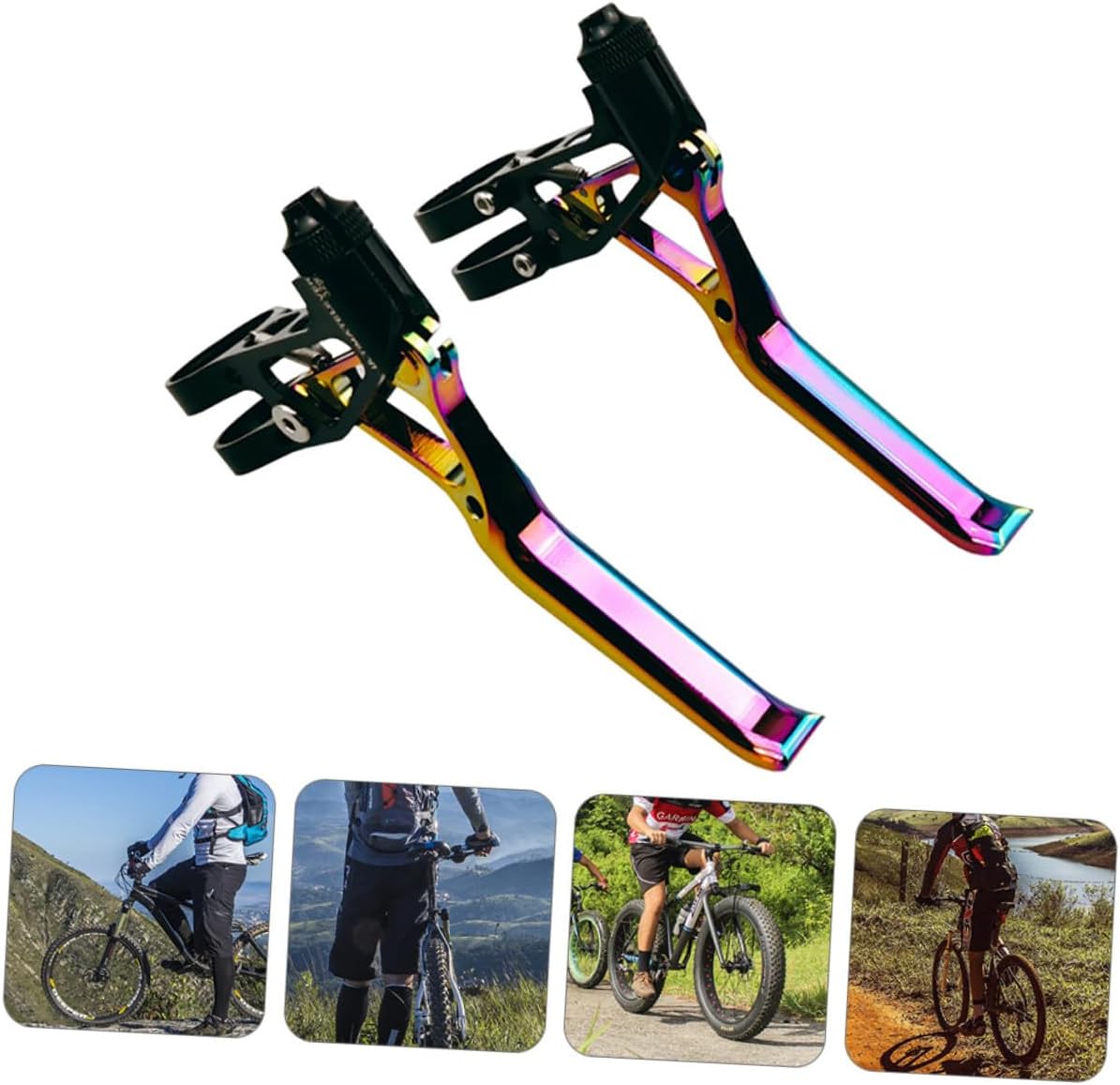 Aluminum Alloy Linear Pull Brake Lever for Road Bike, Lightweight Hollow Cycling Handlebar Brake Lever Replacement, Bike Accessory for Road Cycling Parts