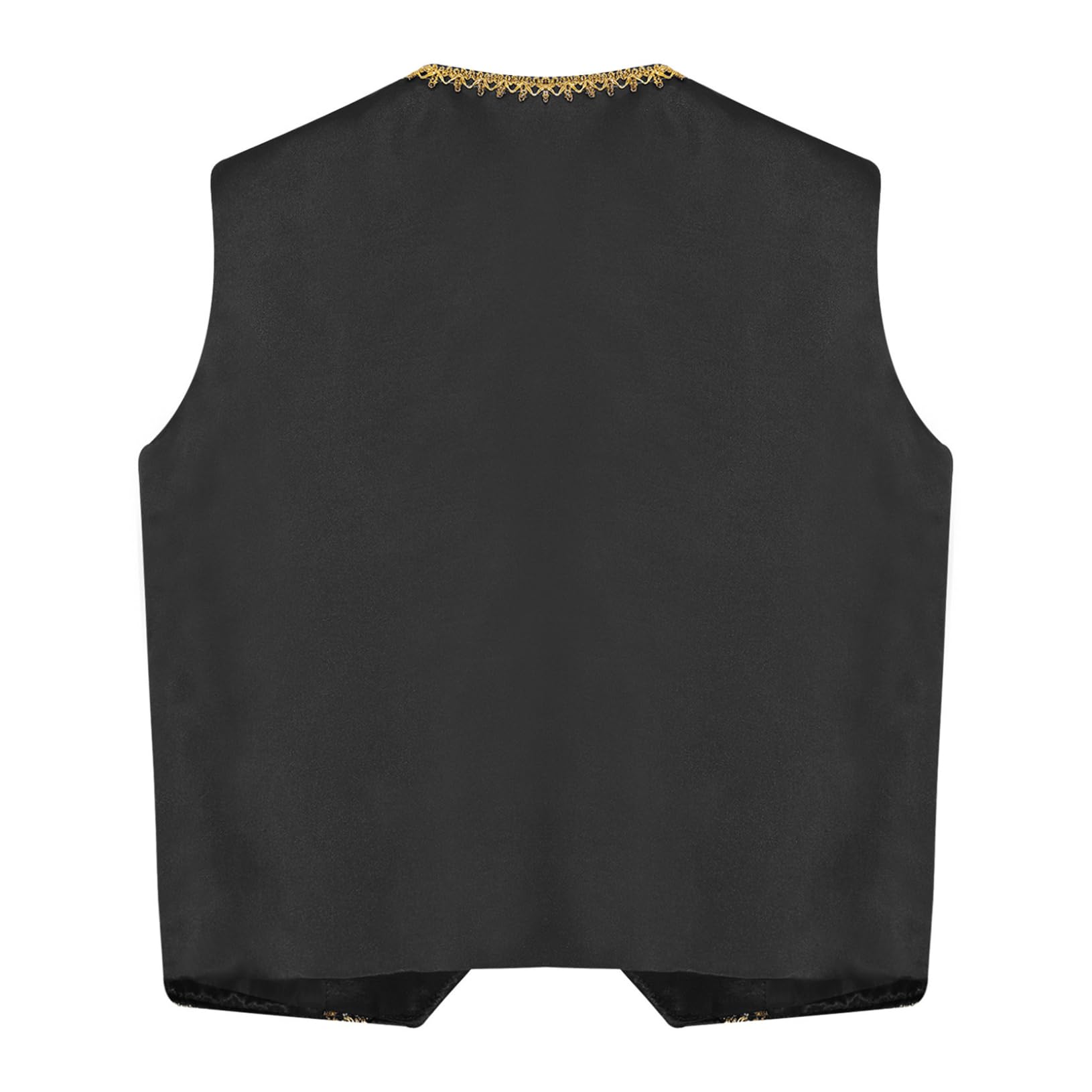 Freebily Garçons Chemise Gilet sans Manche Imprimé Gentleman Enfant Veste Costume d'honneur Mariage Cérémonie Baptême Bébé 2-16 Ans