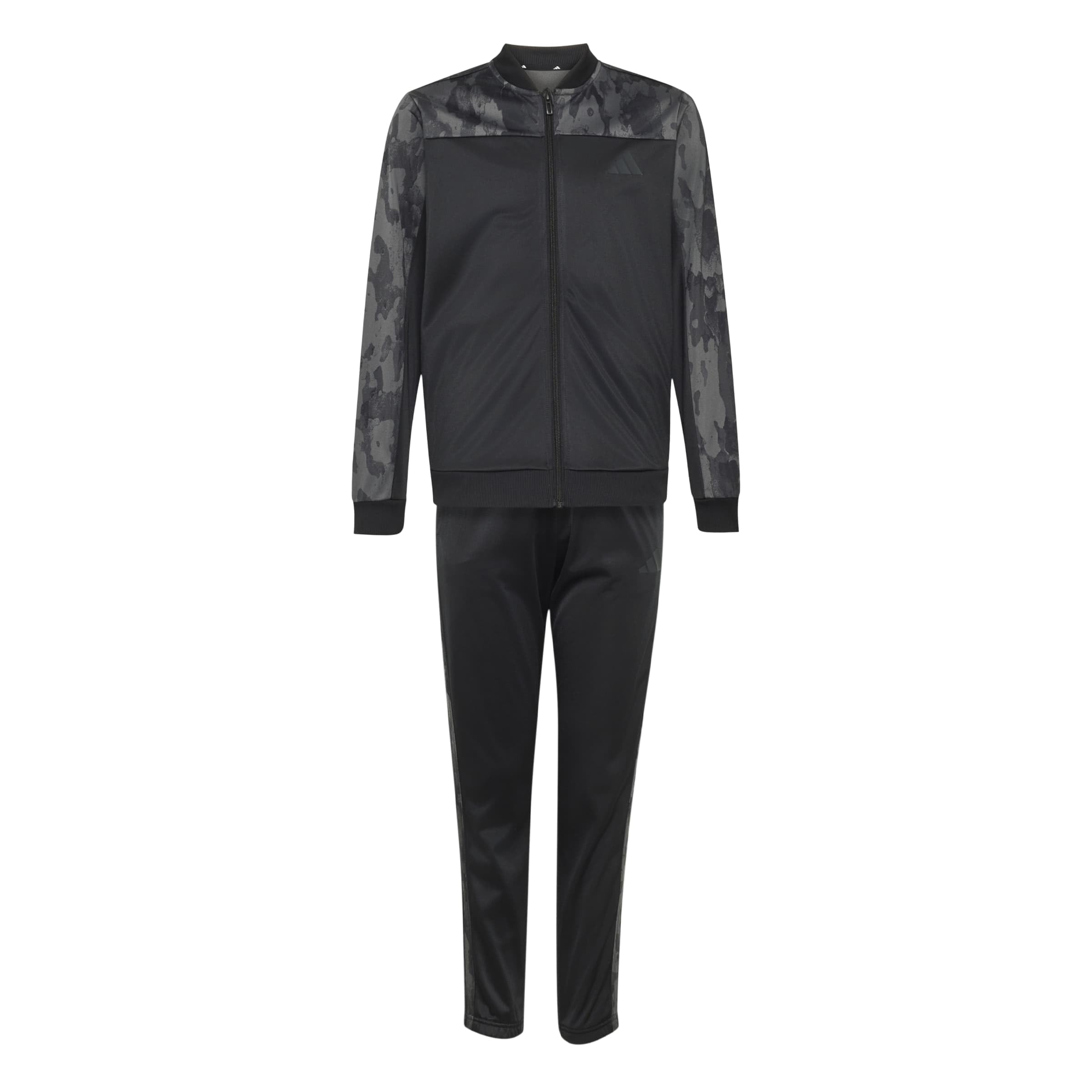 adidas Unisex - Bambini e ragazzi Seasonal Essentials Tricot Track_Suit, black/carbon, 11-12 Years