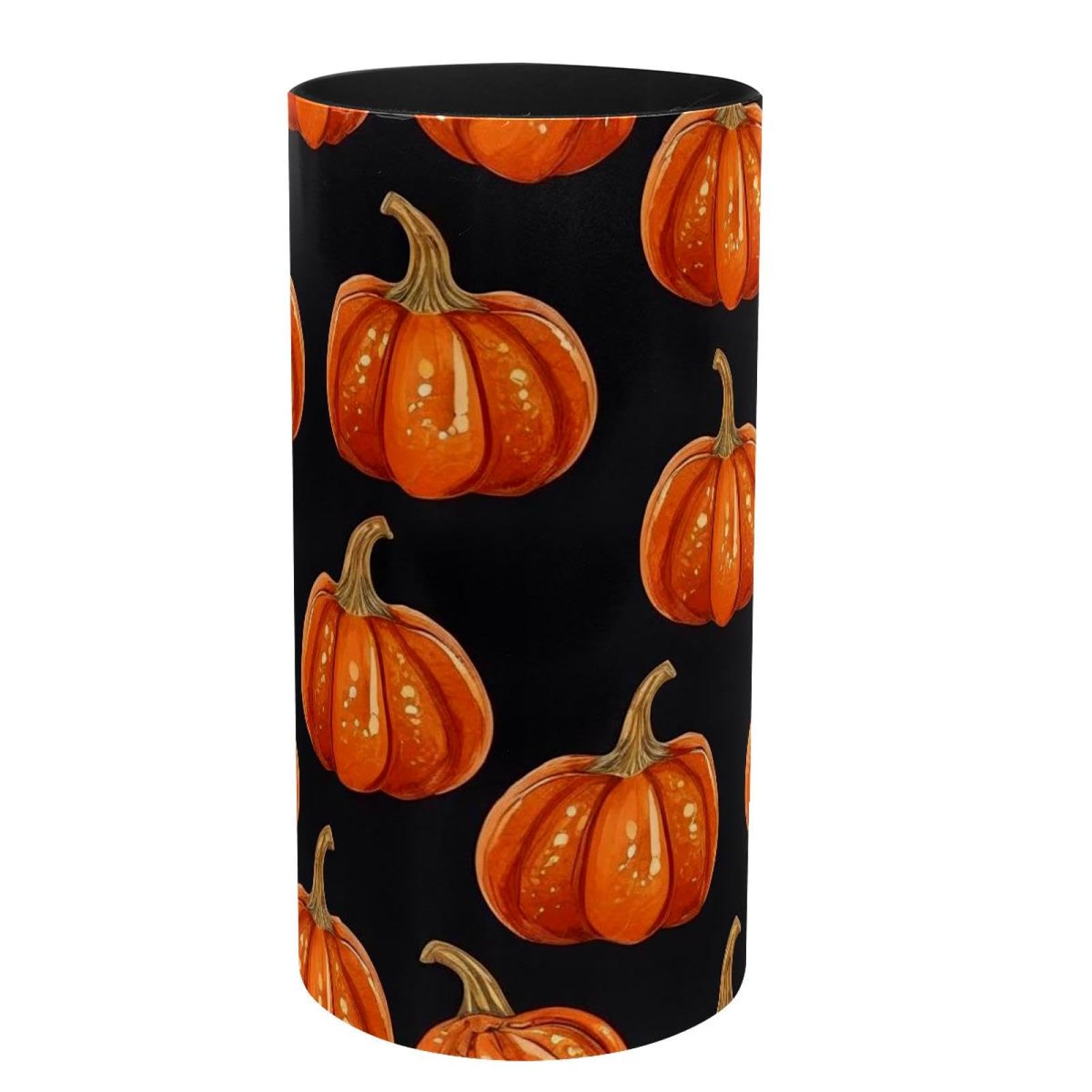 Support de bureau Helloween Pumkins avec boîte à musique et pot à crayons créatif