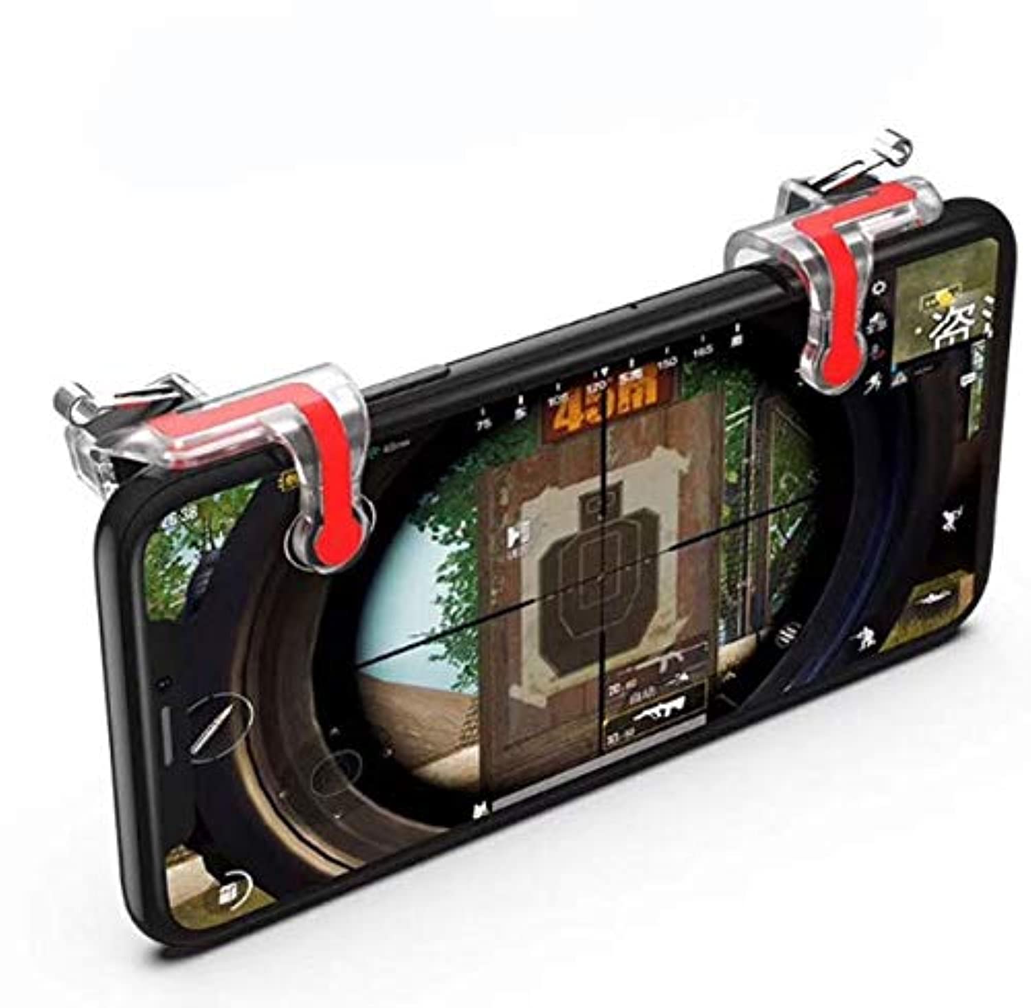 SKEIDO MN Mobile Game Trigger for Knives out Rules of Survival Mobile Game Fire Button Aim Key L1/ R1 Shooter Controller PUBG Joysticks