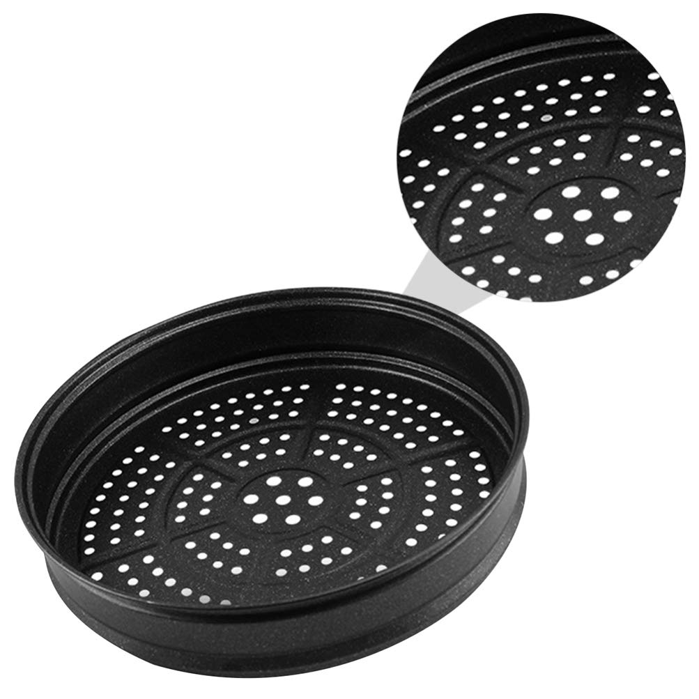Cabilock Supporto Pulire Nero Antiaderente Pietra in Vaporiera per Facile Accessorio Essenziale al Cottura Vapore da Cucina Tamales ed Uova