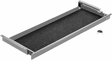 Cassetto Portadocumenti CAVO Con Serratura - Acciaio 740x250mm Per Sottopiano Scrivania - Foto 7