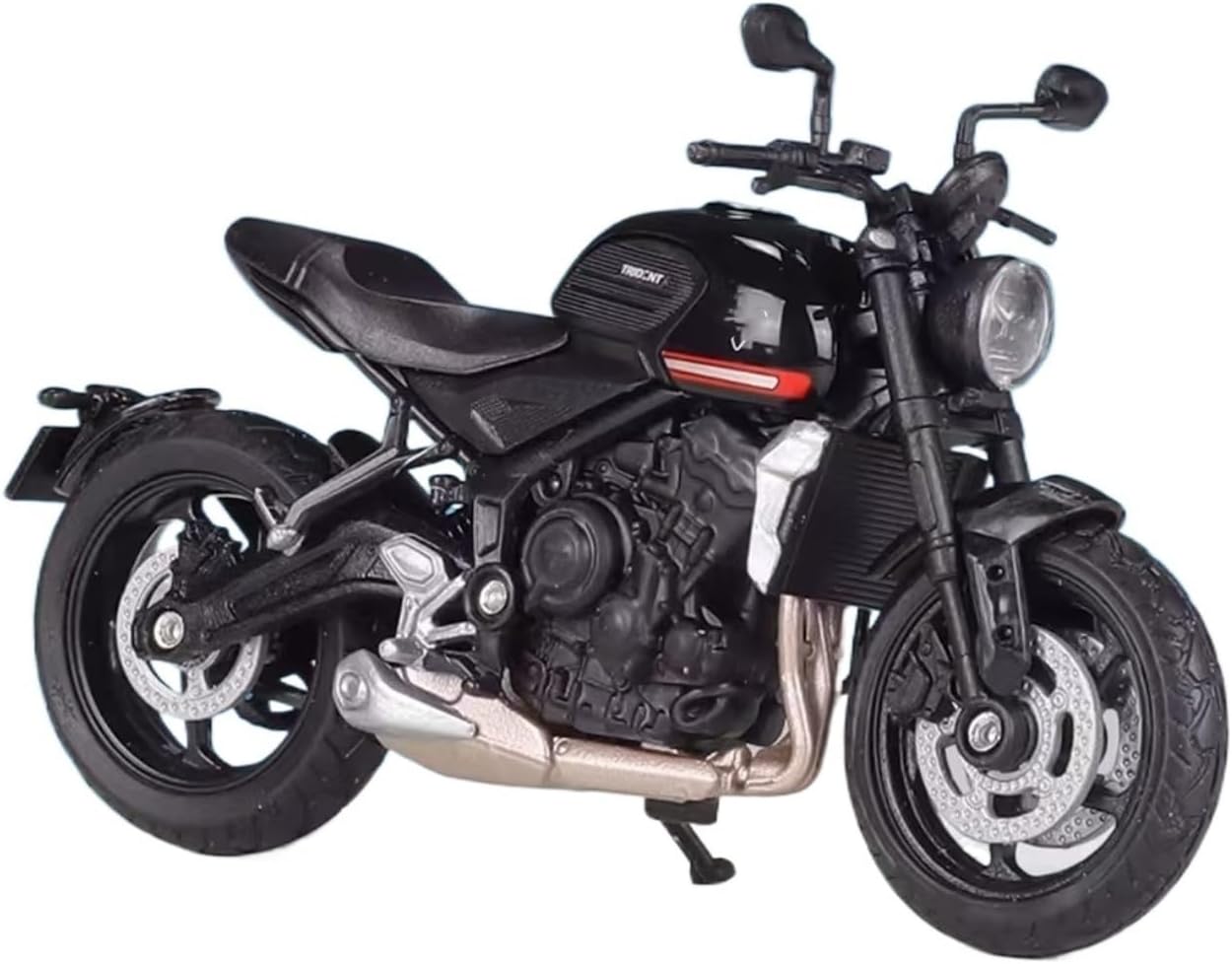 HTASFCI Motorcycle Model for Triumph Trident 660, 2002 Trophy 1/18 Ratio Motorcycle Model Sports Car and Street Car Simulation Components Decoration Bicycle Ornament Gift(Trident 660)