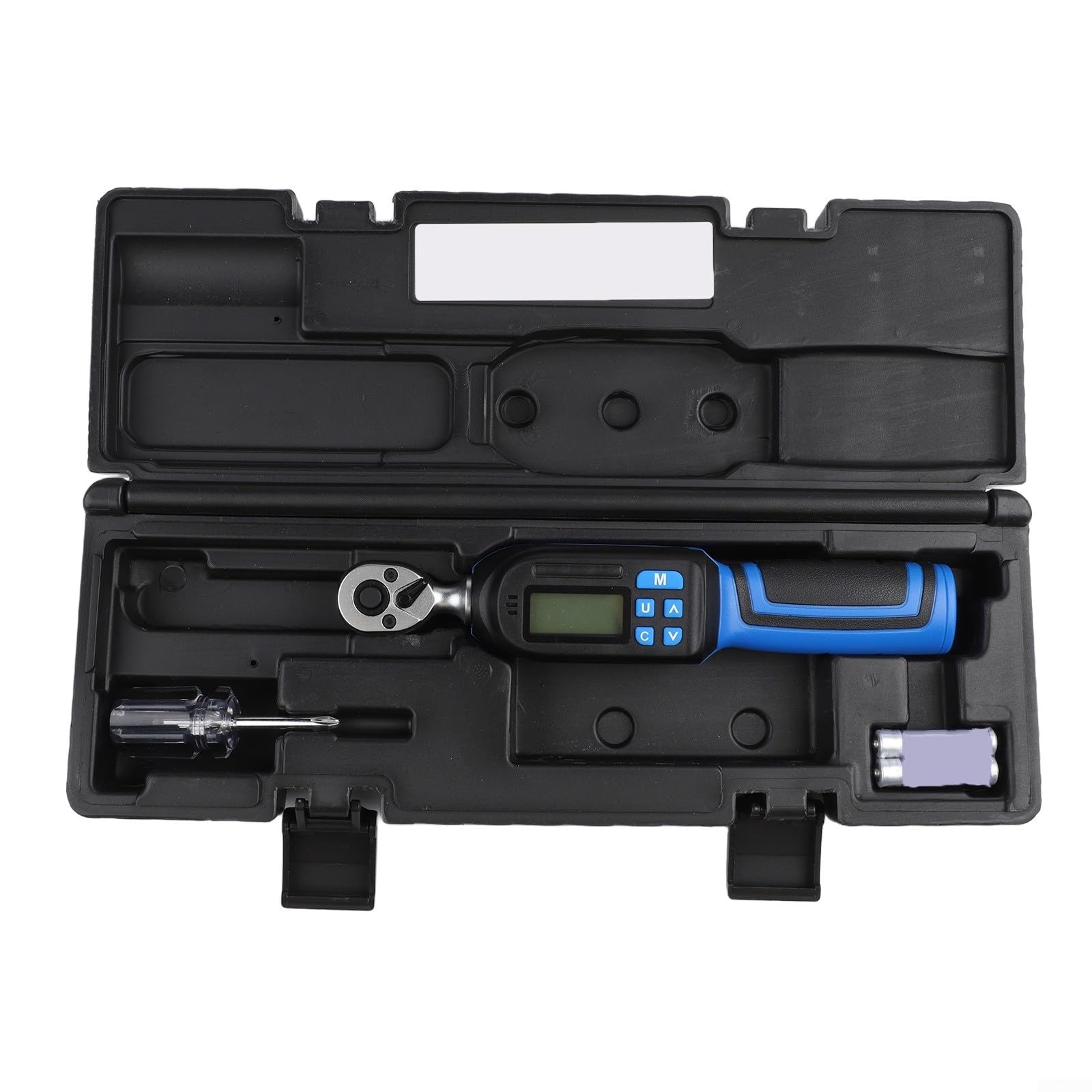 Llave dinamométrica digital de 1/4 pulgadas con indicador LED, ajustable de 1,5 a 30 Nm para reparación de coches de bicicleta, herramienta manual de precisión