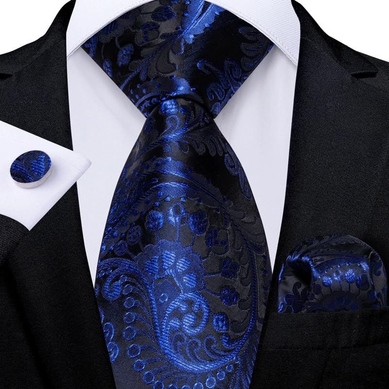Corbata de seda para hombre para boda miniatura 2
