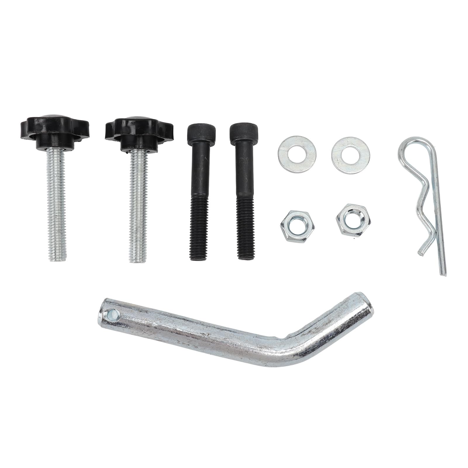 Soporte para mástil de bandera para coches, soporte universal para 2 carteles con acero al carbono, a prueba de óxido, fácil instalación para SUV, camiones, vehículos (Tube double)