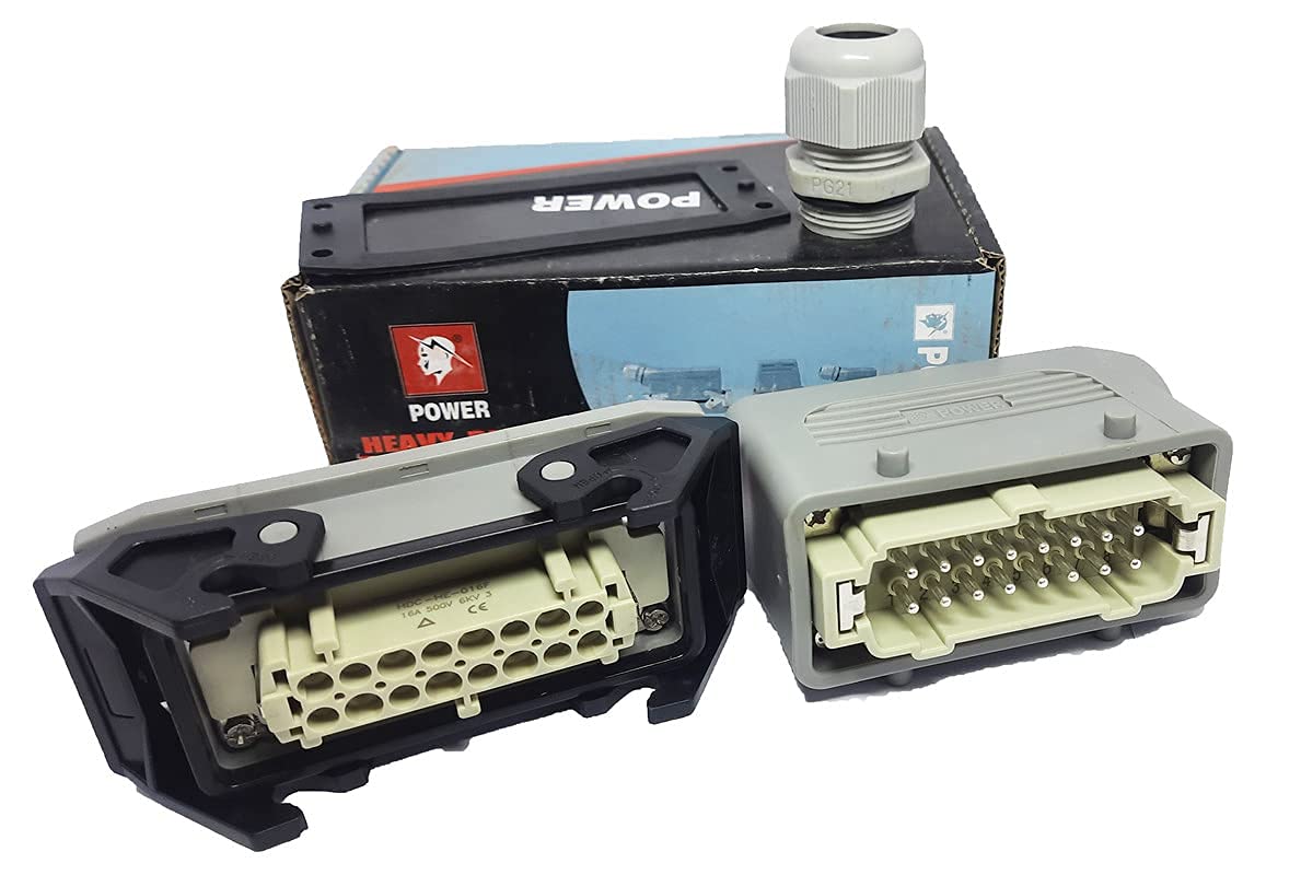 16 PIN Heavy Duty Connector 500V 16A Open Type-POWER-image-19