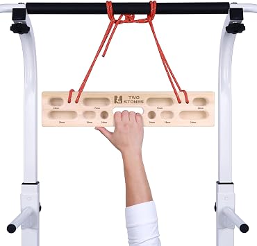 Compact Portable Fingerboard as Rock Climbing Training Boards with Edges and Pockets, Portable Climbing Hangboard as Rock Climbing Finger Strengthener Training Indoor and Outdoor (CJ-HB2055)