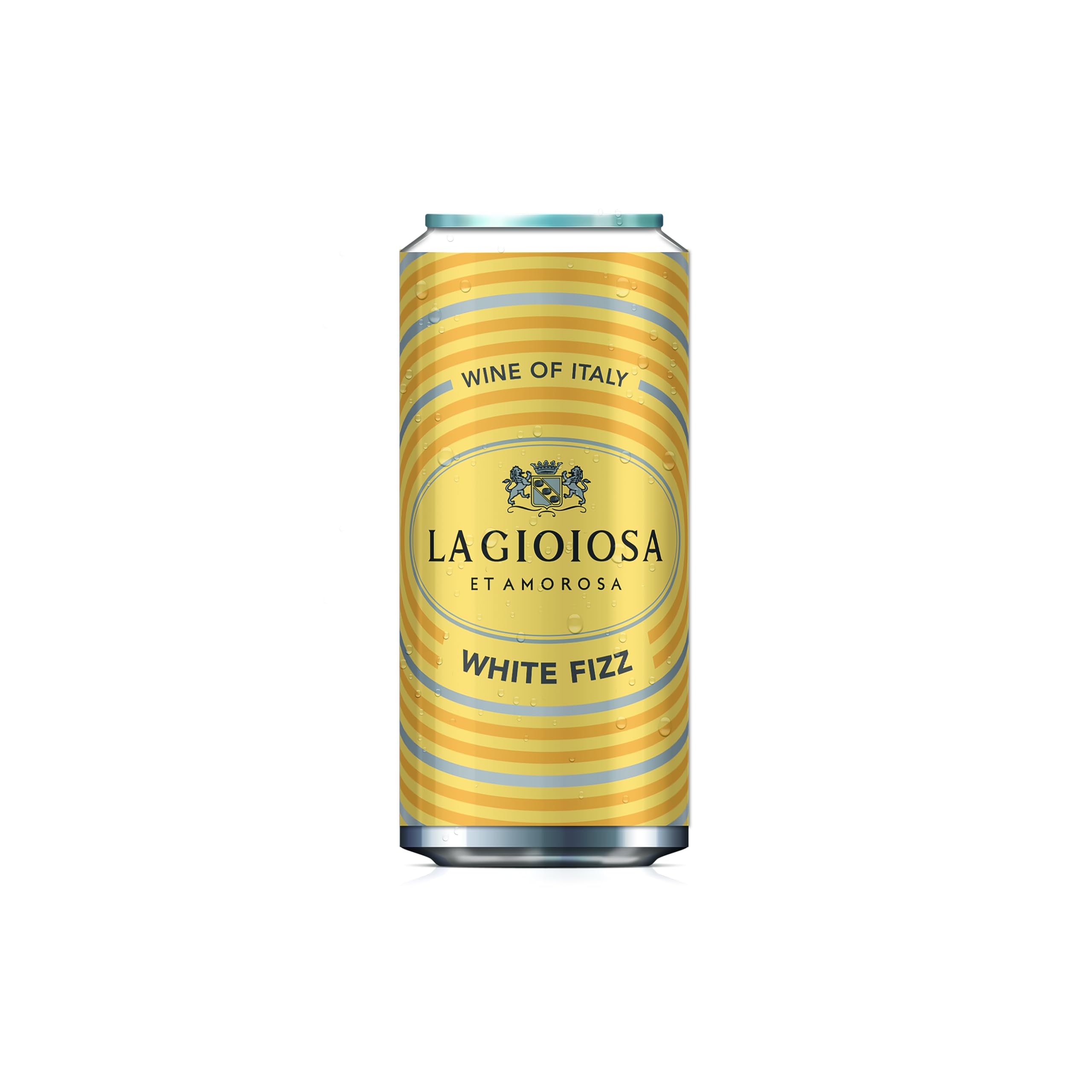 La Gioiosa White Fizz Can NV | Italian White Sparkling Wine | 20cl | 10.5% ABV | Vegetarian