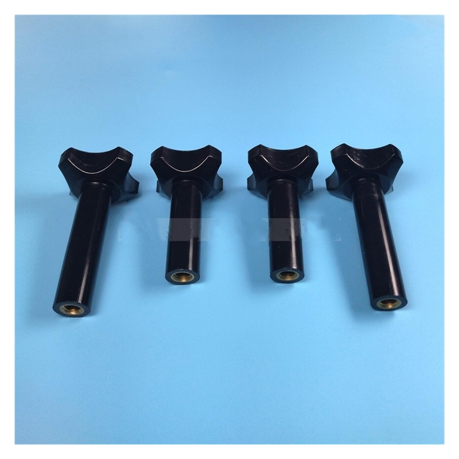Pièces de Rechange for sorbetières, 4 pièces, écrous à vis Noirs, Accessoires, écrou de Fixation M8, Compatible avec Les Machines à crème glacée Molle Vevor