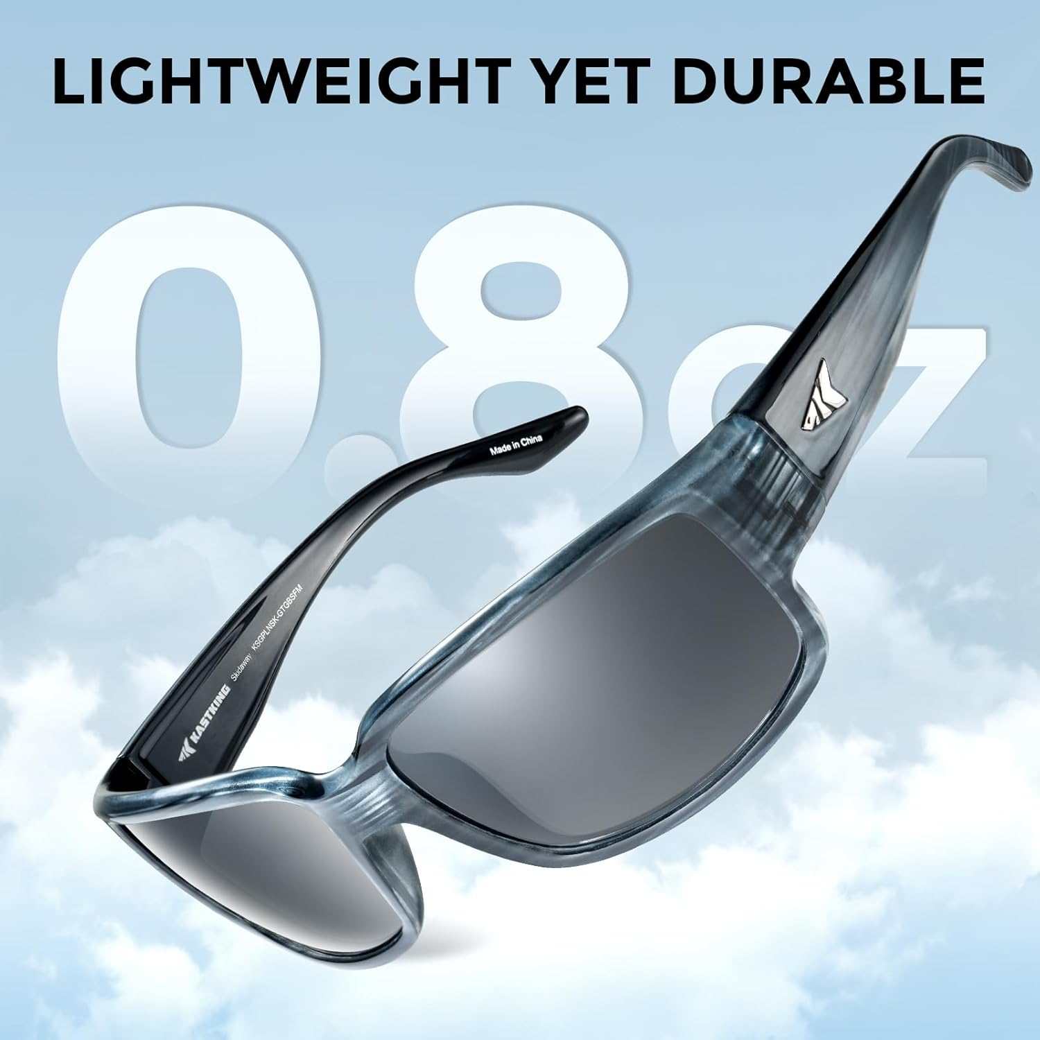 KastKing Skidaway Polarized Sport Sunglasses for Men and Women,Ideal for Driving Fishing Cycling and Running,UV Protection - Image 6