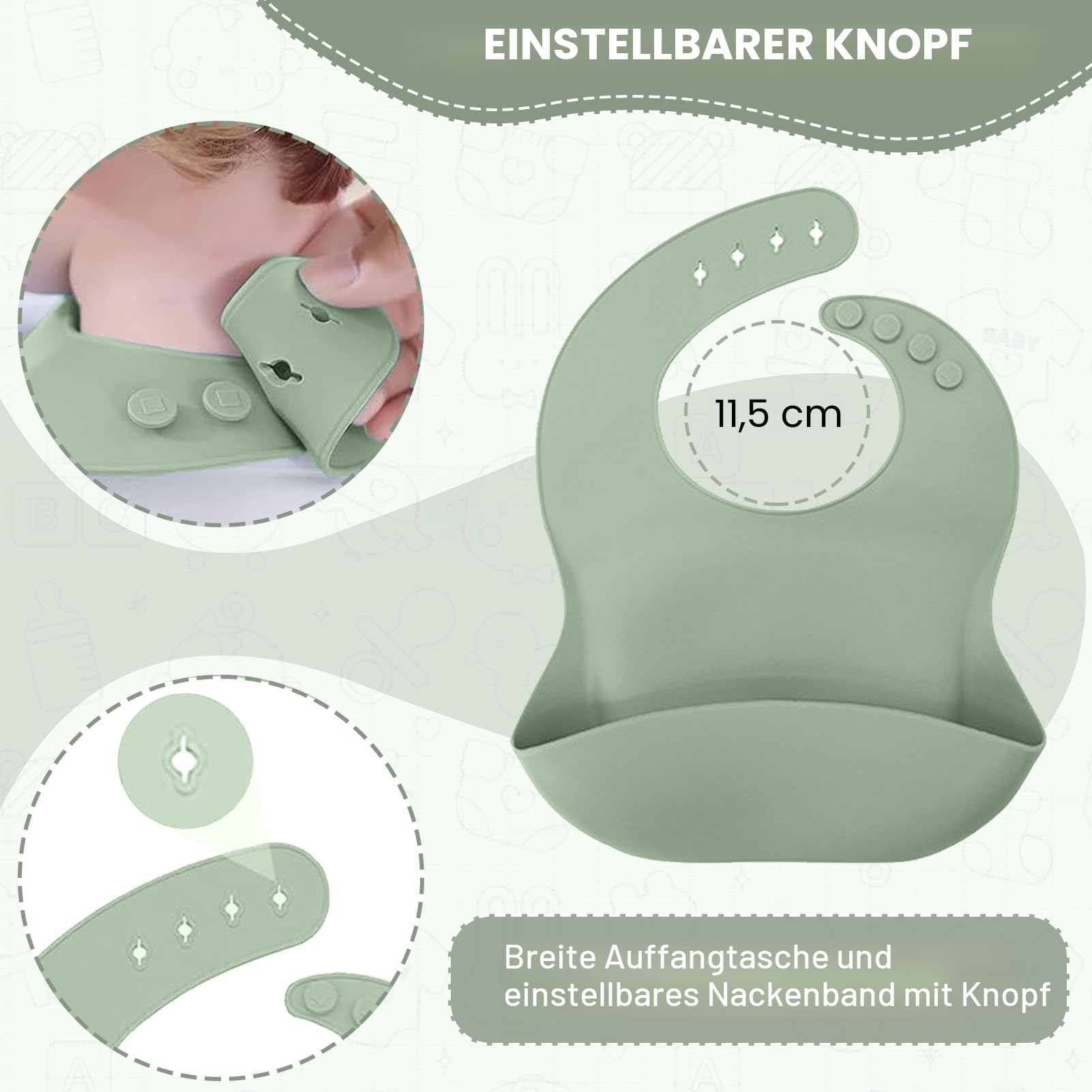 Baby Geschirrset,12er Set Kindergeschirr, Babylöffel,Trinklernbecher,Silikon Lätzchen,Baby Teller Kinderteller mit Saugnapf,Baby Led Weaning Set