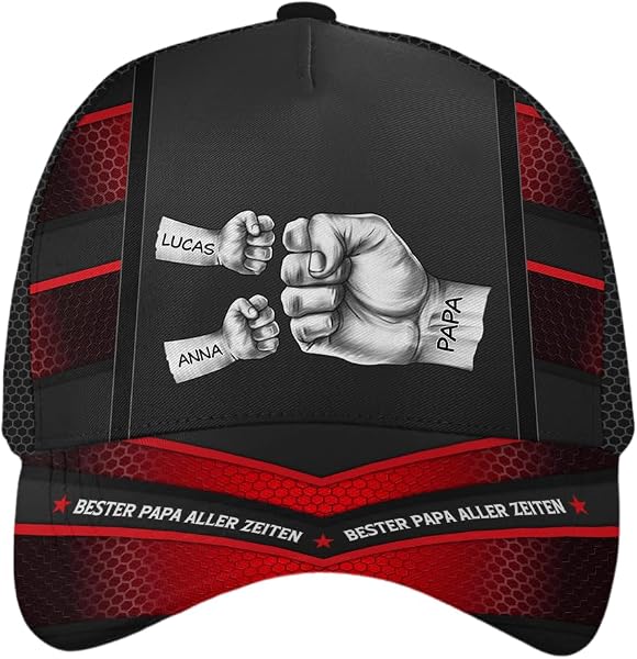 Personalisiert Cap - Bester Papa Aller Zeiten - Personalisierte Kappe, Vater Sohn Cap, Geschenke Papa - 3