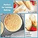 CucinaPro Krumkake Baker By Cucina Pro - 100% Non Stick, Makes Two Krumkake Pizzelle-Like Cookies, Great for Cannoli Filling & Cones