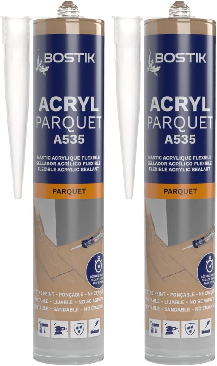 Bostik Joint Acryl Parquet – 300 ml – Finition Érabli