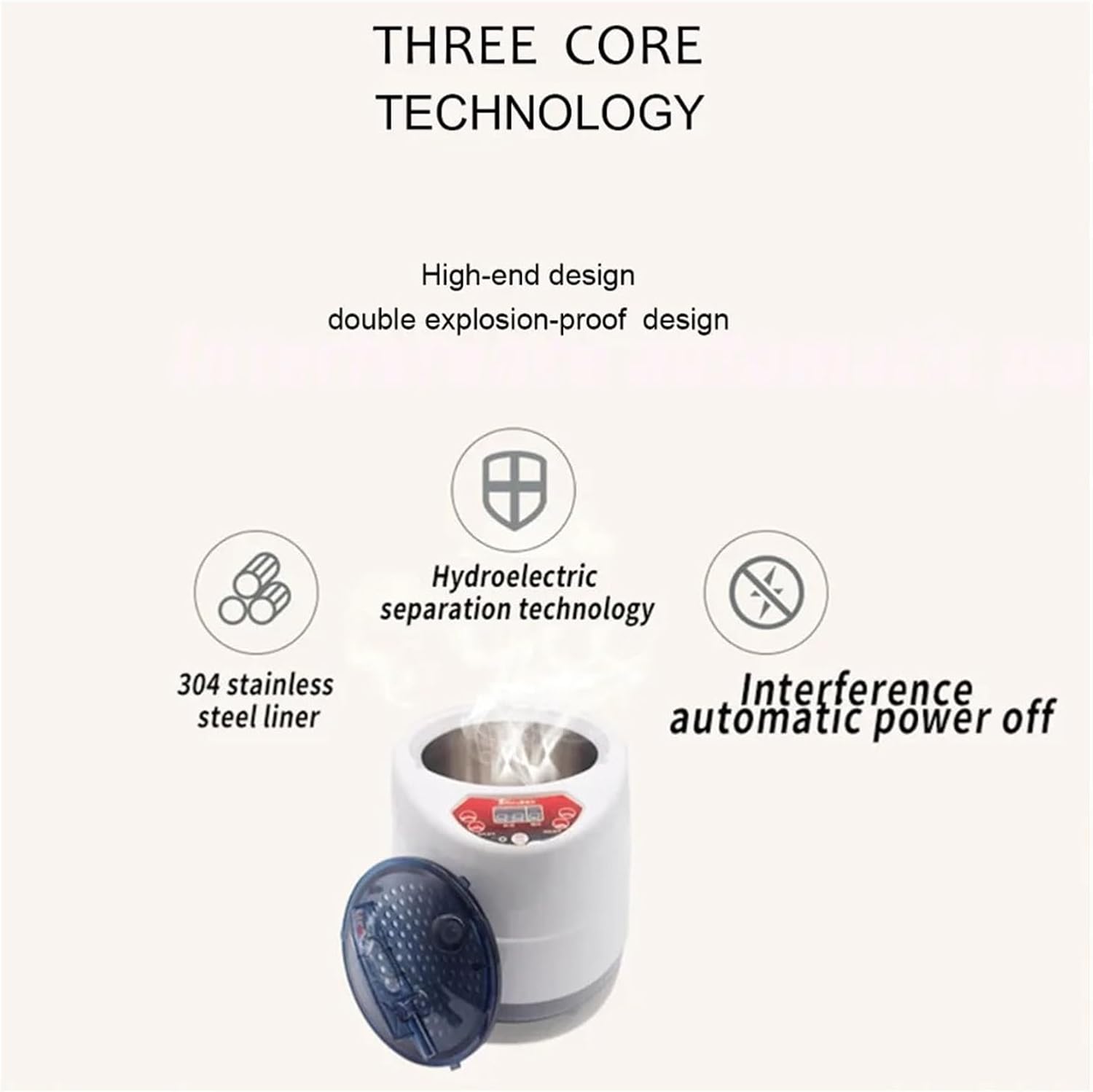 1000 ワット 2.0/2.5L サウナ発電機サウナスパスチームボディセラピー燻蒸機家庭用ポータブルホームスチーマーポット機(2L