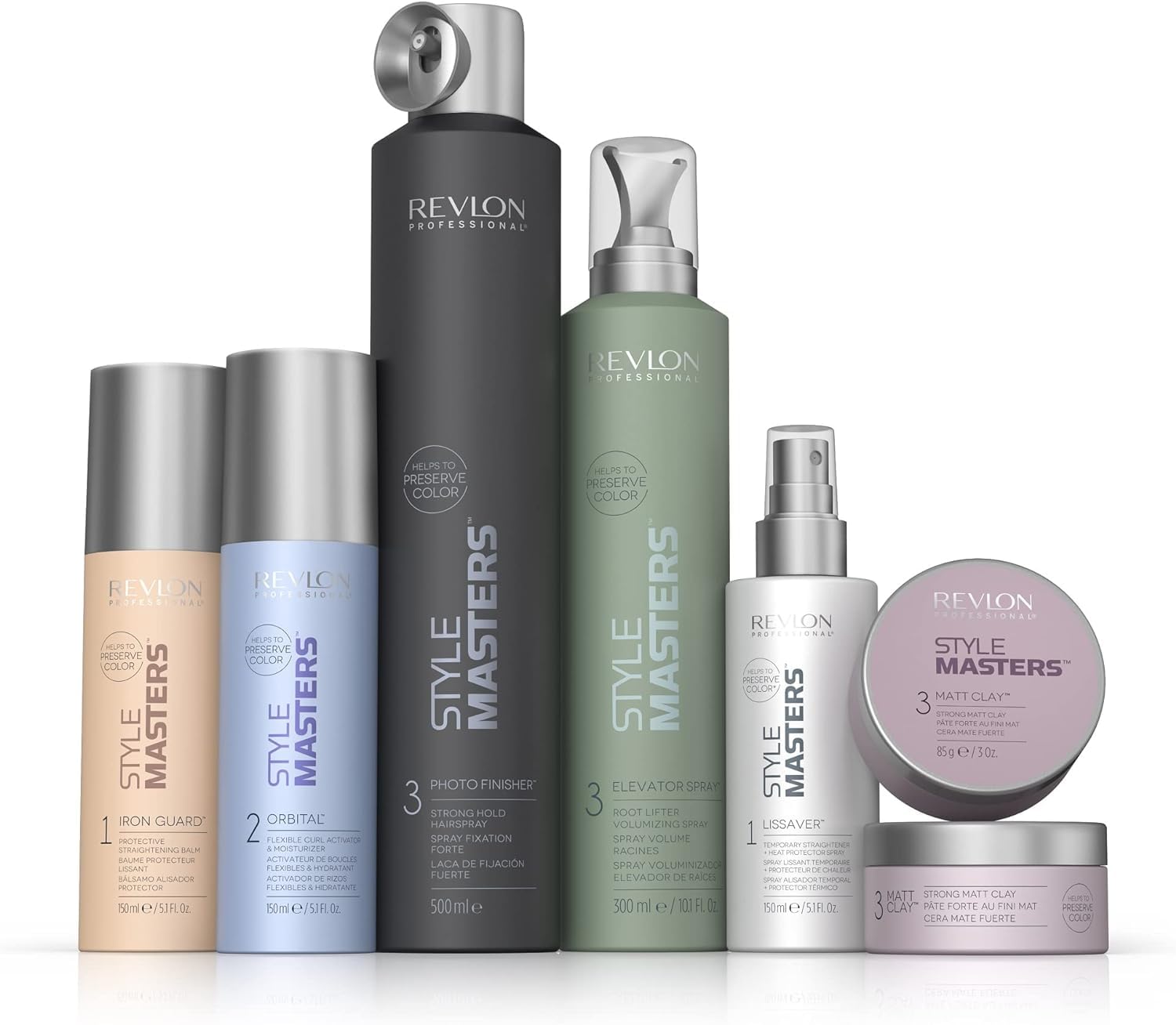 Revlon Professional – Style Masters, Orbital, Gel Activador de Rizos, Rizos Flexibles y Definidos, Acabado con Volumen, Repele Humedad, Reduce Puntas Abiertas, para Pelo Ondulado o Rizado - 150 ml