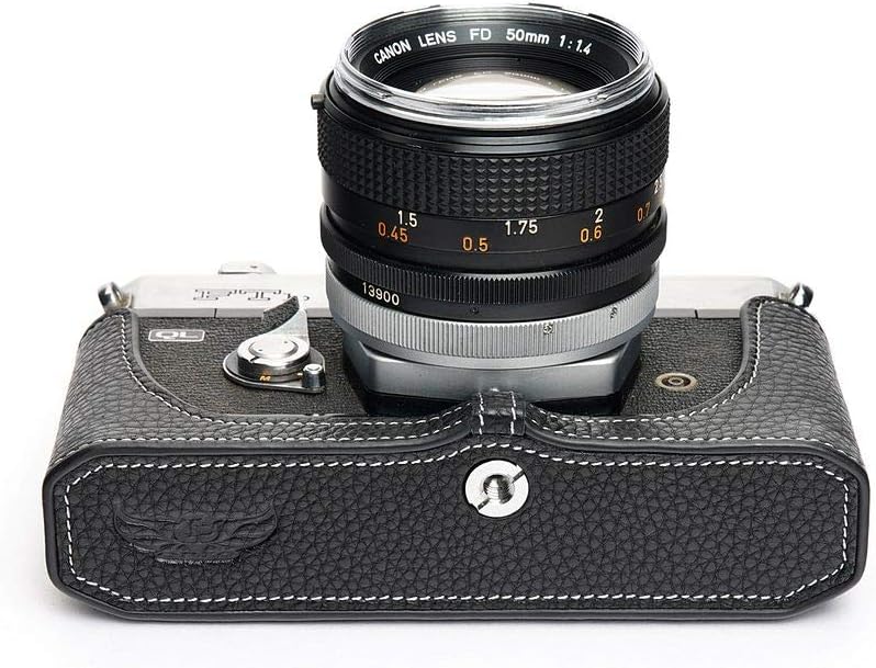 TP Original Handmade Genuine Real Leather Half Camera Case Bag Cover for Canon FTb FT FT QL TLB TL TX Film Camera
