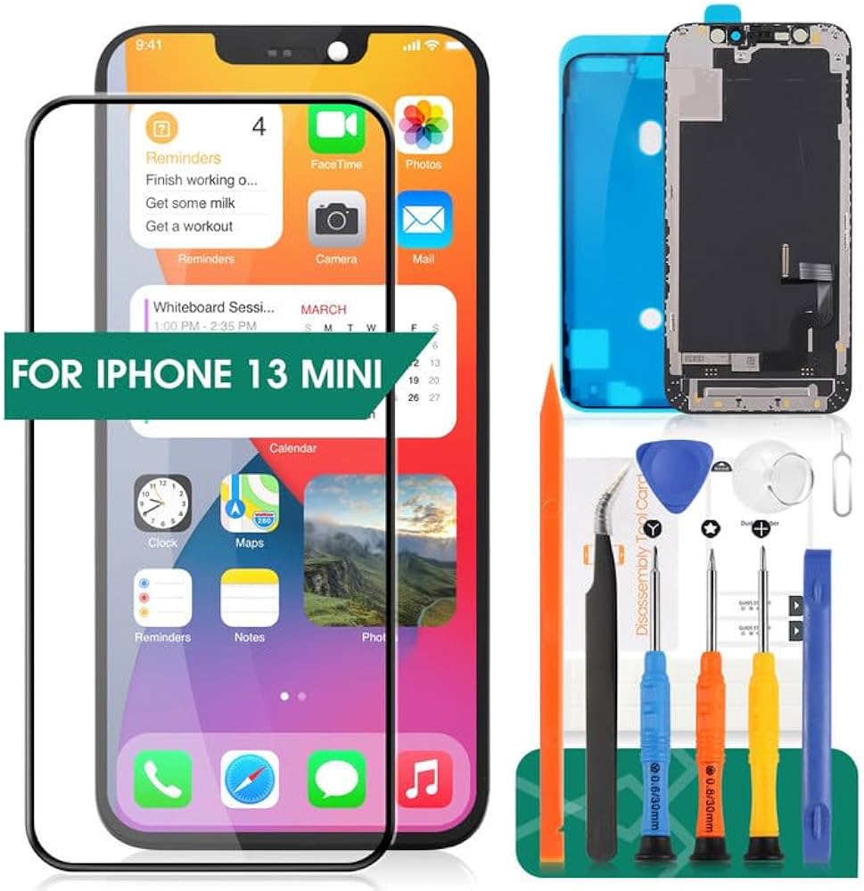 Kit de reposição para iPhone 13 Mini tela para iPhone 13 Mini