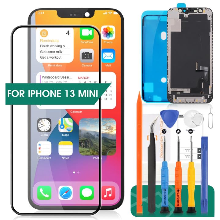 iPhone１３　mini Kit de reposição para iPhone 13 Mini tela para iPhone 13