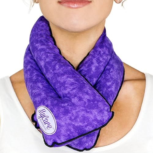 Miniatura 3 de Calentador de cuello para microondas para dolor de cuello, envoltura de cuello para aliviar el dolor, paquete de calor para aliviar el dolor en el