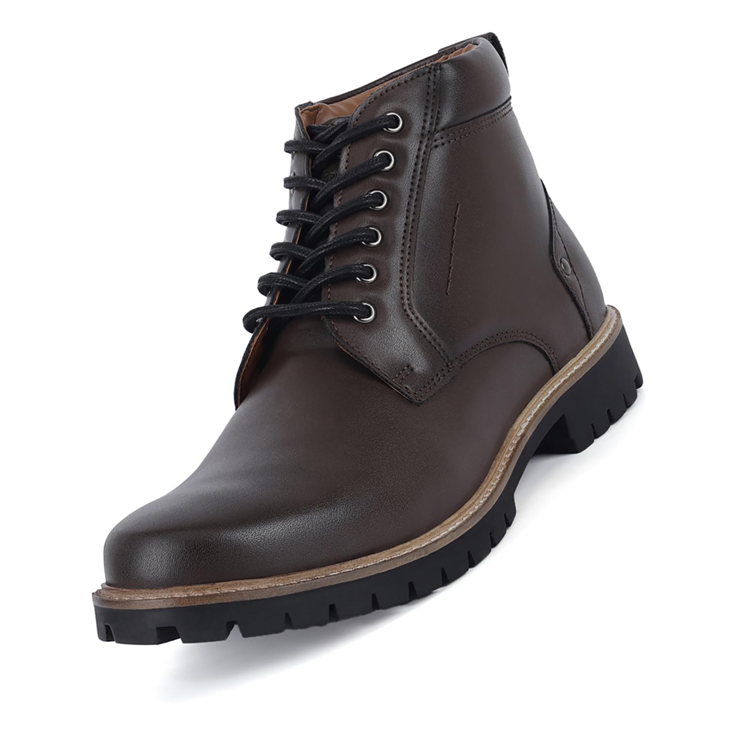 LOUIS STITCH Chukka Boots Men| Handcrafted PU Leather | High Ankle Boot| Comfortable Formal Office & Business Wear Shoes | Dual Tone Patina Finish | Hiking and Biker Boot Size-UK8 Brown RGBTWBBB (B0D3QLL9P2) Amazon Price History, Amazon Price Tracker