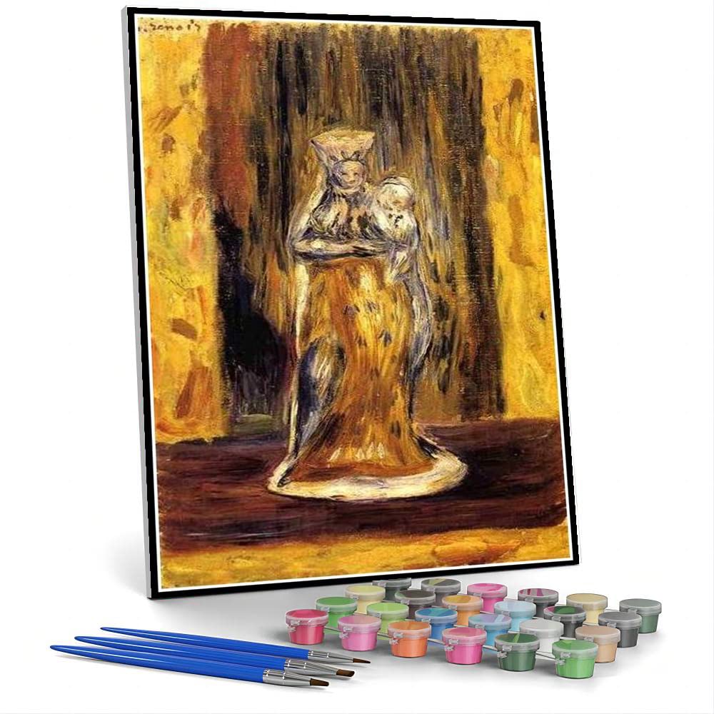 Amazon | DIY数字油絵オーギュスト・ルノワールの陶器の聖母子画