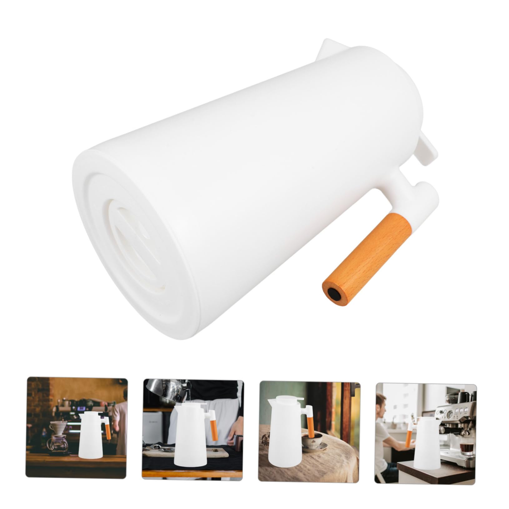 Alipis Termo para Café Caliente y Bebidas Frías con Tapa Aislante al Vacío para Camping y Hogar de Inoxidable