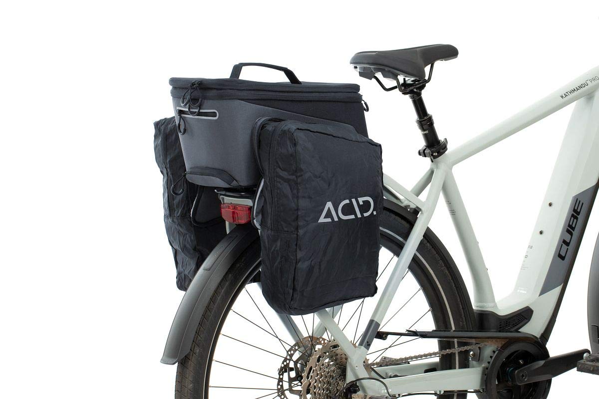 acid Trunk 8+7 RILink Fahrrad Gepäckträgertasche schwarz