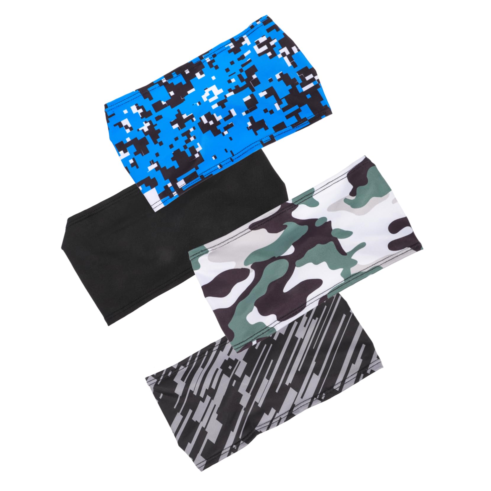 BESPORTBLE 3 Set Fascia Per Il Sudore A Fascia Fasce Per Allenamento Fascia Sportiva Da Uomo Bande Bandana Bandane Fasce Da Allenamento Per Uomo Cerchietto Per Poliestere 4 Pezzi * 3
