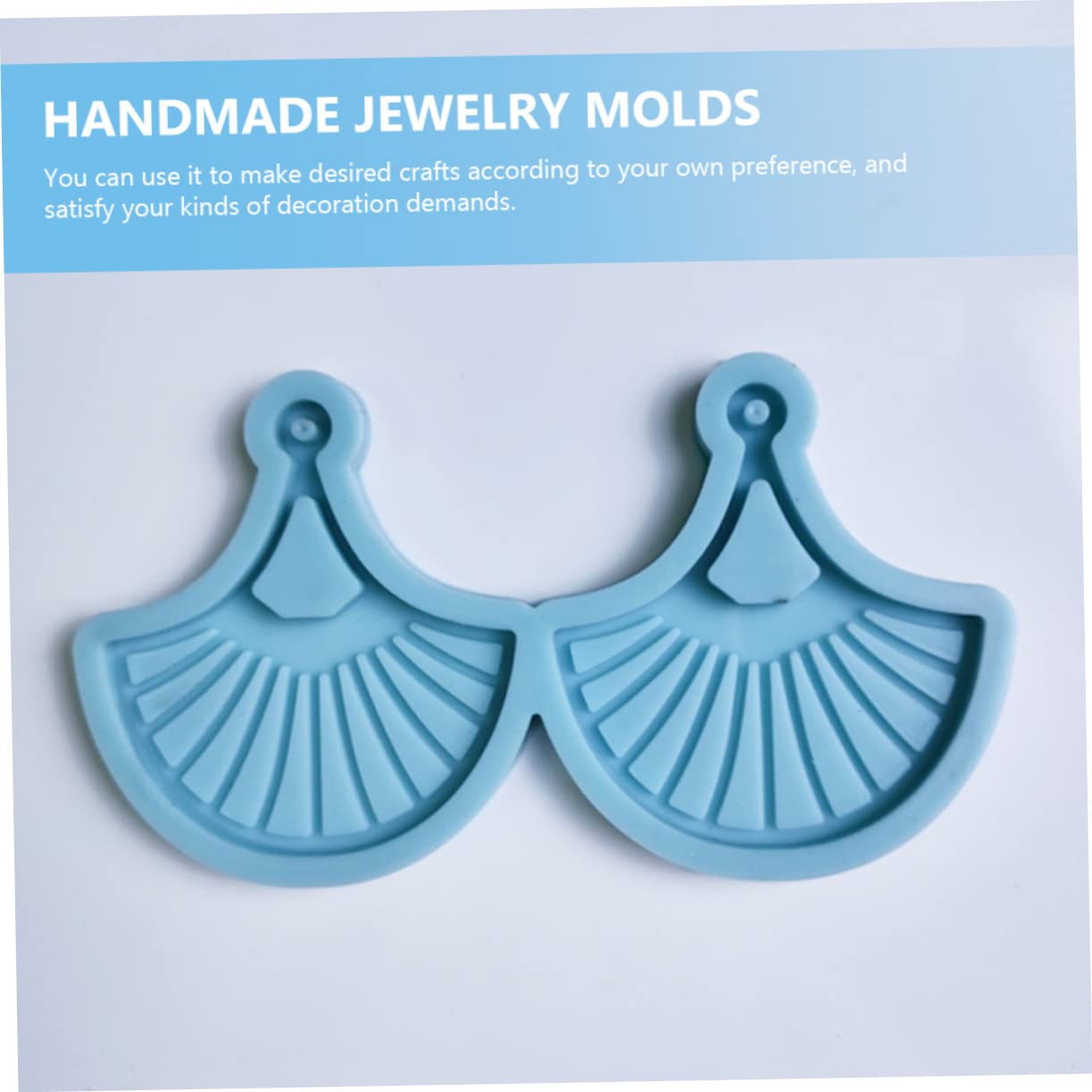 NUOBESTY 5sets Stampi Silicone Per Ciondoli e Orecchini Fai Da Te Di Stampo Per Gioielli Resistente e Flessibile Per Collane Portachiavi e Accessori Auto Adatto Regali Per Occasioni