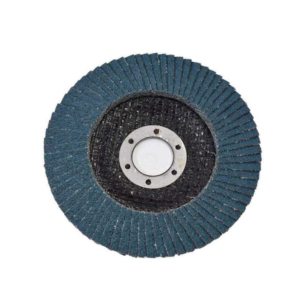 Roue de Polissage, Disques À Lamelles 115 Mm 4,5 Disques Abrasifs Meules Lames Pour Meuleuse D'Angle/10Pcs 60 Grit