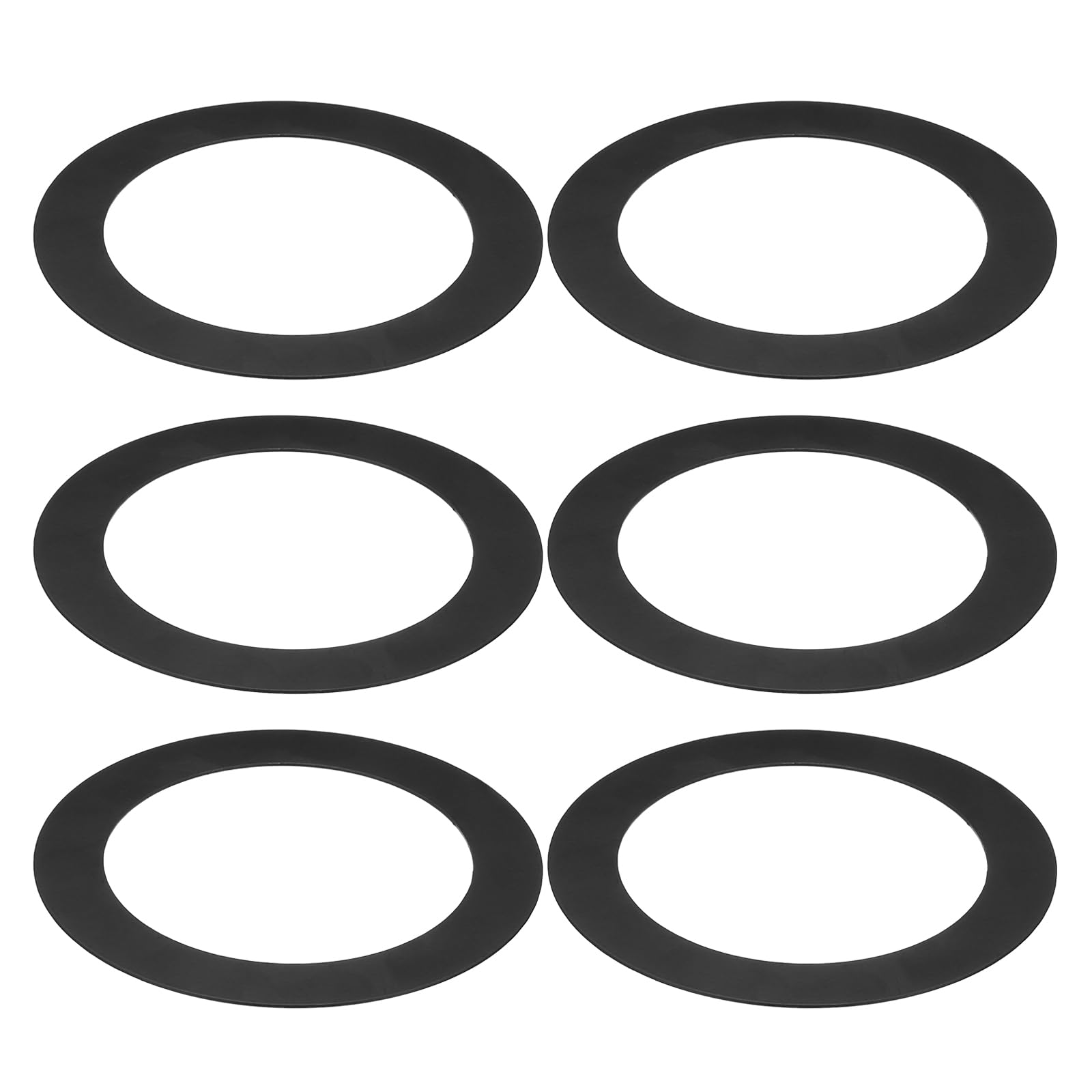 PATIKIL Goof Rings for 5/6 Inch Recessed Can Lighting Down Light, 6 Pcs Metal Goof Trim Rings Cover, Outer Diameter 8.07-inch