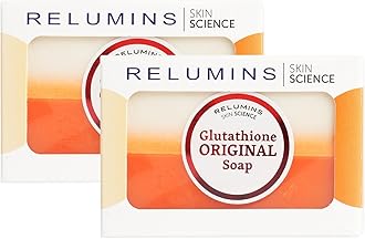 Relumins Glutathione Soap Bars - New Year, New You Deep Cleansing & Hydrating Soap for Smooth, Refreshed Skin - Gentle Exfoliating Formula for Face & Body - 2 x 150g Bars