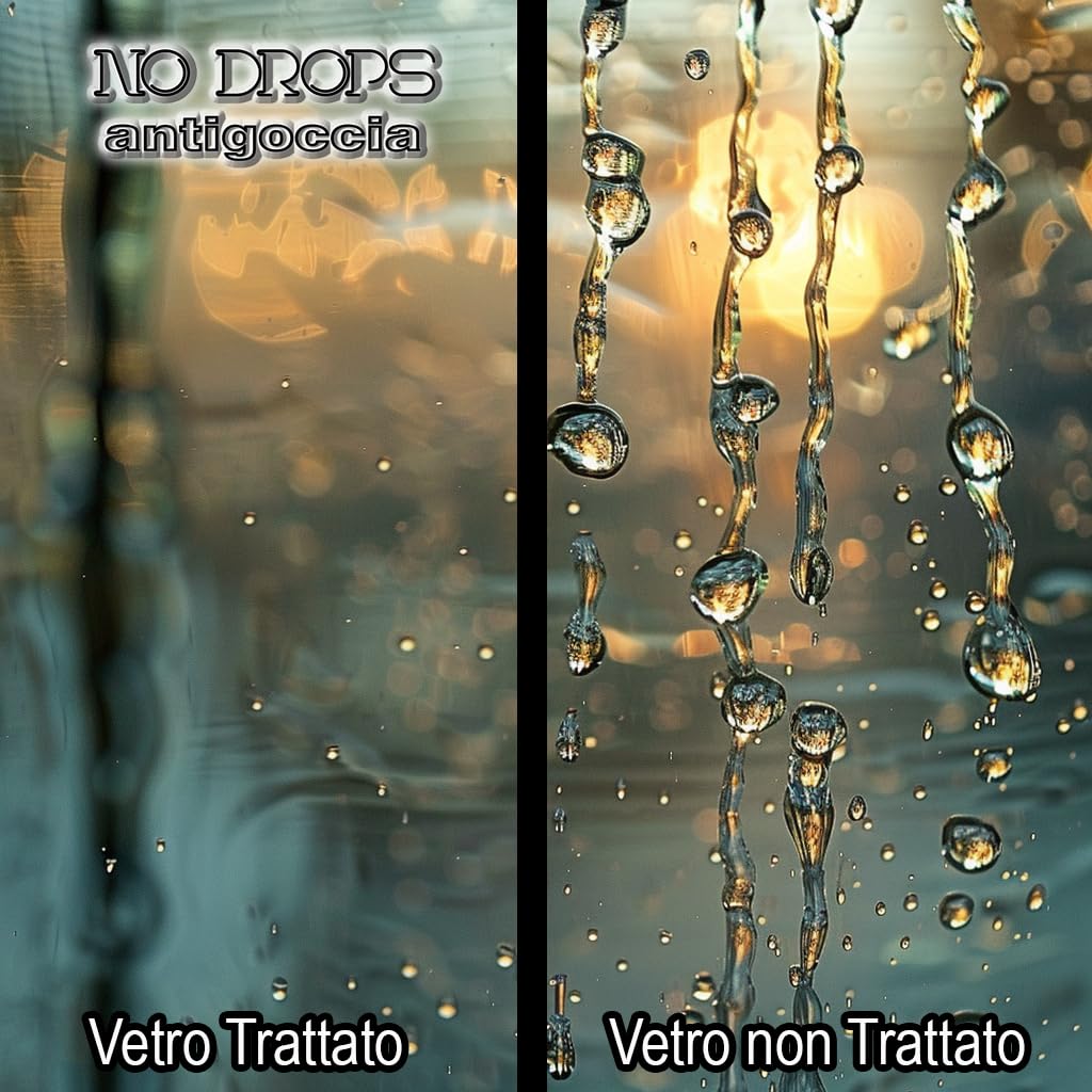 I..More,Anticalcare Vetro Doccia Idrorepellente – Trattamento Effetto No Drops Antigoccia – Riduce Calcare e Sporco – Facile da Applicare (Lavanda)