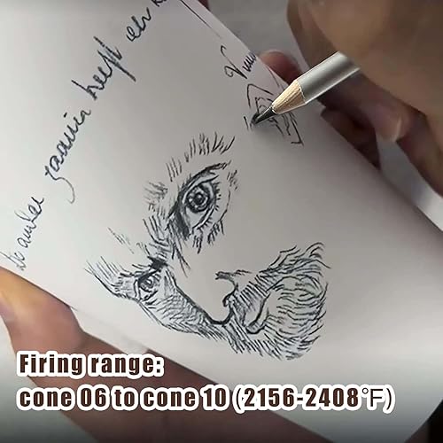 Miniatura 3 de Lápices de inmersión (Azul Gam, 2ps) Lápices de Underglaze para Cerámica. Lápiz de Underglaze Negro Lápiz de Precisión para Cerámica