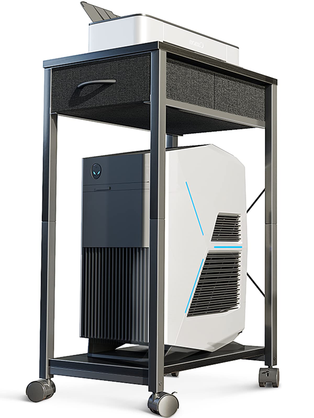 Buy KKL Printer Stand, Computer Tower Stand, Desktop Stand with