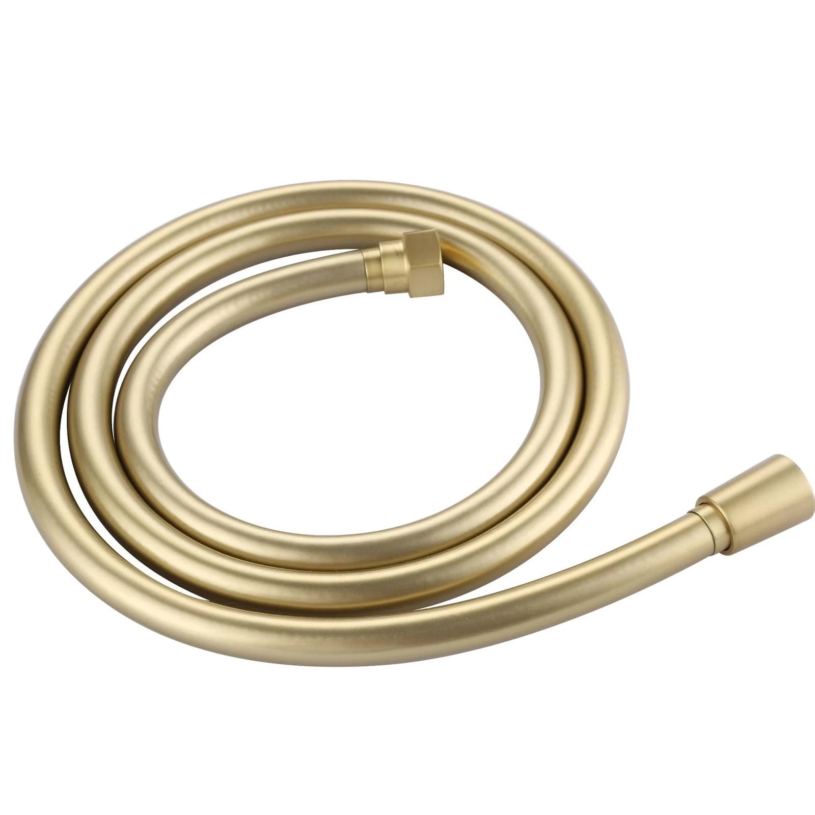 Universal Chrome Shower Pipe, Shower Hose PVC Multicolor 150-400CM Bathroom Shower Tube(Golden,200CM)
