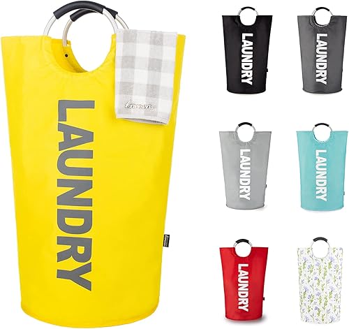 Caroeas Cesta de lavandería profesional de 95 L (13 colores), cesta de lavandería impermeable, bolsa de lavandería con asas acolchadas, cesta de