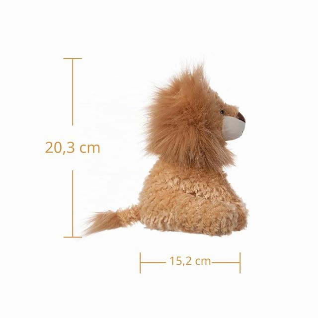 Foto 7 de 8 de Apricot Lamb-Juguetes Peluche de León de Pelo Rizado Animal de Peluche Suave,Ideal para niños de 3 años…