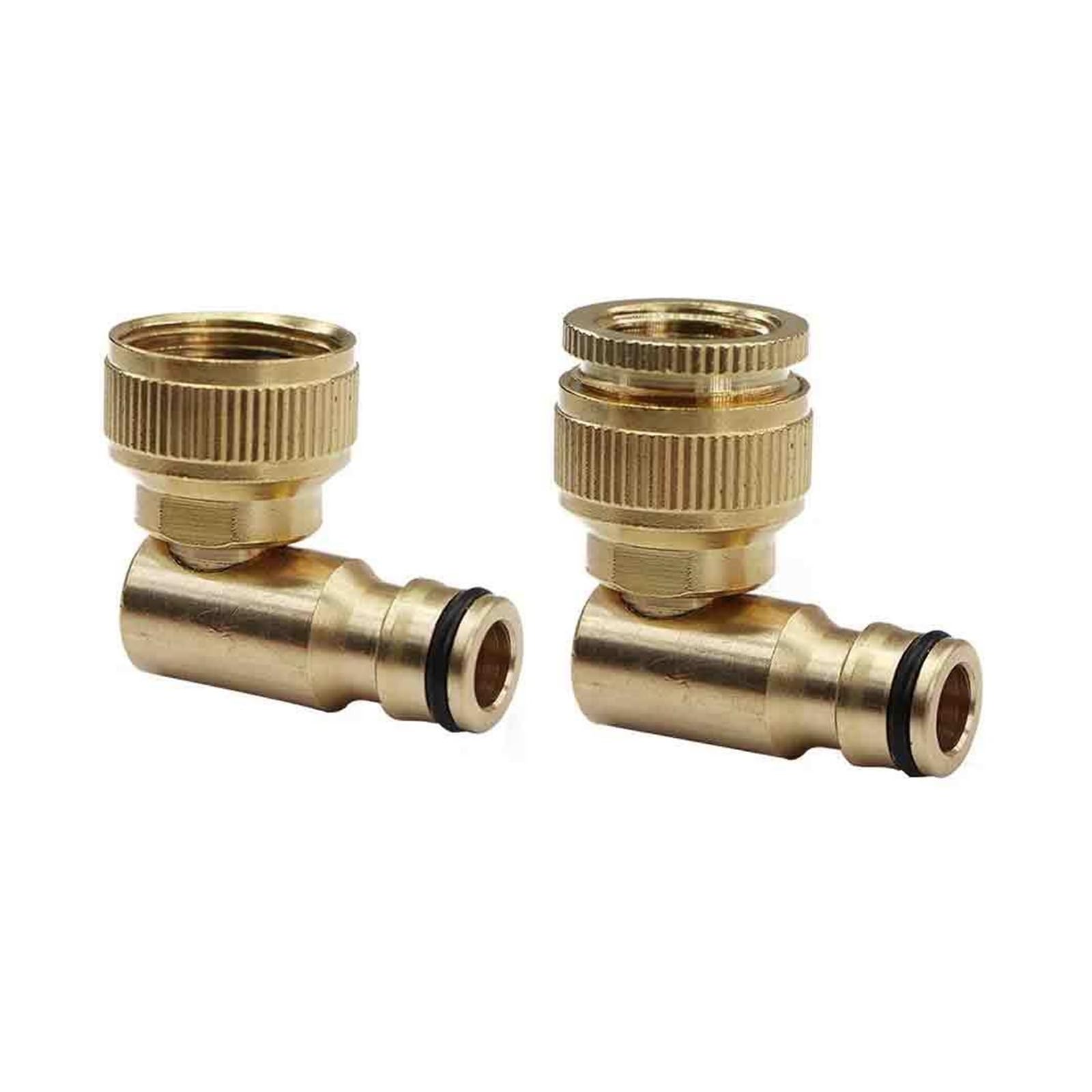Generico 1 pz. 16 mm 1/2 "3/4" Raccordo rapido Piegato for irrigazione da Giardino Adattatore in Ottone e Rame Giunto di accoppiamento Durevole(1I2 to 3I4 Inch-1pcs)